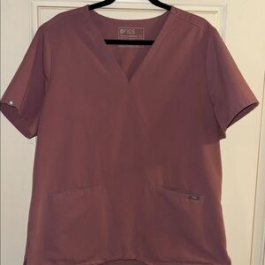 FIGS scrub set in Mauve size XL